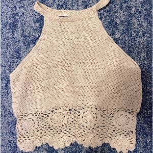 Blue Bair knitted tank top size L $5